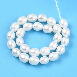 Natural Cultured Freshwater Pearl Beads Strands&nbsp;PEAR-N012-05-2A