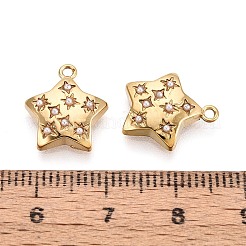 304 Stainless Steel Charms&nbsp;STAS-N115-45G