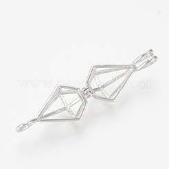 Brass Locket Pendants&nbsp;KK-S342-49P