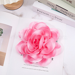 Flower Polyester Brooches&nbsp;JEWB-WH20003-04C