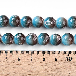 Baking Paint Glass Beads Strands&nbsp;DGLA-N008-10mm-07