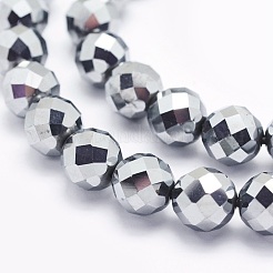 Terahertz Stone Beads Strands&nbsp;G-O166-14-8mm