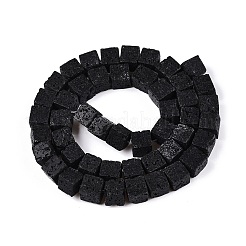 Natural Lava Rock Beads Strands&nbsp;G-T139-8x8-34A