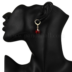 10 Pairs 304 Stainless Steel Glass Leverback Earrings&nbsp;EJEW-JE06613