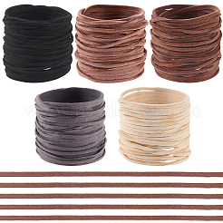 5 Bundles 5 Colors Flat Faux Suede Cord&nbsp;PURS-CL0001-46