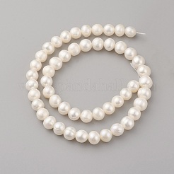 Natural Cultured Freshwater Pearl Beads Strands&nbsp;PEAR-G007-18