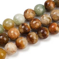Natural Xiuyan Jade Beads Strands&nbsp;G-F792-C02-03