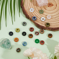 20Pcs 20 Styles Natural & Synthetic Mixed Gemstone European Beads&nbsp;G-PA0002-35