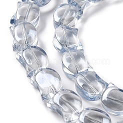 Electroplate Glass Beads Strands&nbsp;EGLA-Q128-07A-AB05