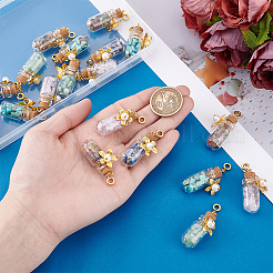 20Pcs Glass Bottle European Dangle Charms&nbsp;PALLOY-PH01837