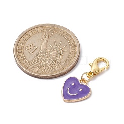 Mother's Day Alloy Enamel Pendant Decorations&nbsp;HJEW-JM01508-02