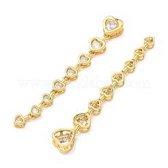 Brass Micro Pave Cubic Zirconia Big Pendants&nbsp;CU-CBA84C5-10G-02