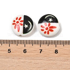 Printed Handmade Porcelain Beads&nbsp;PR-CBA938E-02