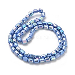 Electroplate Glass Beads Strands&nbsp;EGLA-D030-06F