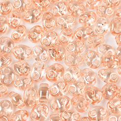 Transparent Colours Luster Glass Seed Beads&nbsp;SEED-N008-09I