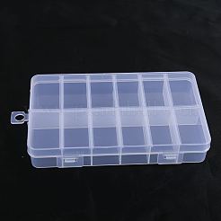 Transparent Plastic Bead Containers&nbsp;CON-YW0001-24