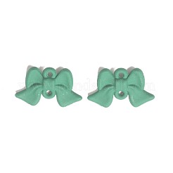Spray Painted Alloy Connector Charms&nbsp;PALLOY-P291-17A