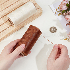 2 Rolls 2 Colors Flat Waxed Cotton Cord&nbsp;OCOR-CL0001-13