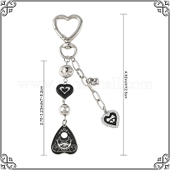Alloy & Acrylic Pendant Decorations&nbsp;HJEW-YW00410-01