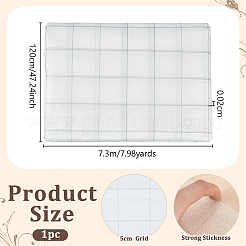 5CM Grid Non-Woven Fabric Tape Adhesive&nbsp;DIY-WH0816-188E