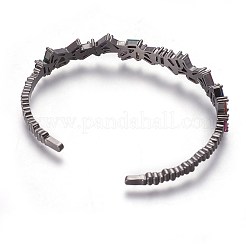 Brass Cuff Bangles&nbsp;BJEW-P245-01