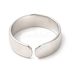 Non-Tarnish 304 Stainless Steel Common Gull Open Cuff Ring for Women&nbsp;RJEW-E063-14P