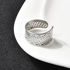 304 Stainless Steel Open Cuff Rings&nbsp;RJEW-H261-02P