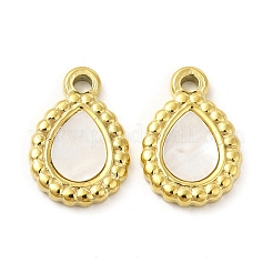 Natural White Shell Teardrop Charms&nbsp;STAS-J401-VC667