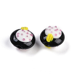 Handmade Lampwork Bumpy Beads Strands&nbsp;LAMP-Q002-02E