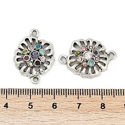 Alloy Rhinestone Connector Charms&nbsp;FIND-A049-07AS