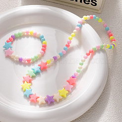 1140Pcs 24 Colors Opaque Acrylic Beads Sets&nbsp;SACR-PA0001-27