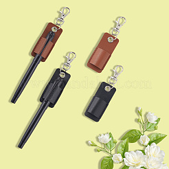 2Pcs 2 Colors Leather Pendant Decorations&nbsp;KEYC-CP0001-44
