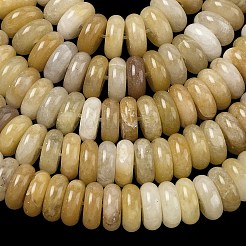 Natural Topaz Jade Beads Strands&nbsp;G-G329-A08-3x8mm