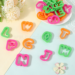 52Pcs 26 Styles Plastic Clay Molds&nbsp;DIY-SC0030-51