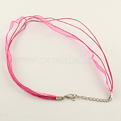 Multi-strand Necklace Cord for Jewelry Making&nbsp;NJEW-R218-12