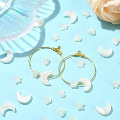 30Pcs 3 Styles Natural Freshwater Shell Beads&nbsp;BSHE-CJ0001-09
