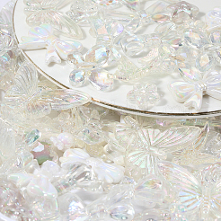 160Pcs 16 Styles Mixed Styles Acrylic Beads&nbsp;OACR-PA0001-77A
