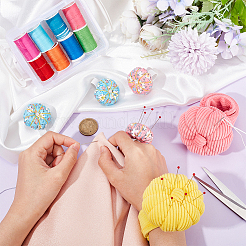 4Pcs 4 Style Wrist & Finger Needle Cushions&nbsp;AJEW-AR0001-71