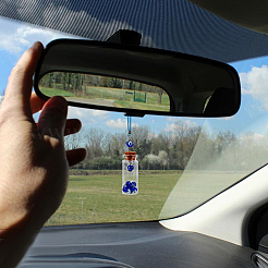 3Pcs Glass Bottle Pendant Decoration&nbsp;HJEW-DR00157