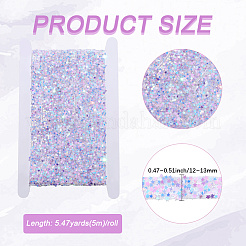 5M Self Adhesive Resin Star Tape&nbsp;DIY-SP0004-56G