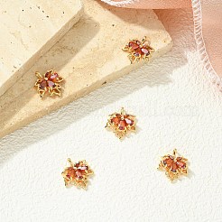 SHEGRACE Brass Cubic Zirconia Charms&nbsp;XGRQ3P967-614G