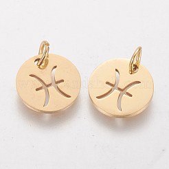 304 Stainless Steel Charms&nbsp;STAS-Q201-T445-12G