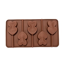 Heart Lollipop Food Grade Silicone Molds&nbsp;DIY-I061-12