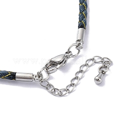 Polyester Cord Braided Bracelet Makings&nbsp;MAK-Z003-01P-06