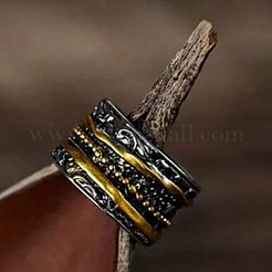 Retro Alloy Rotating Finger Rings&nbsp;FS-WG1AD62-02
