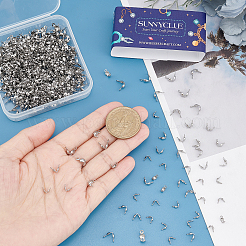 600Pcs 3 Style Stainless Steel Bead Tips&nbsp;STAS-SC0004-99