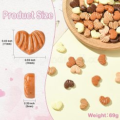 Opaque Resin Imitation Food Decoden Cabochons&nbsp;RESI-CJC0023-11