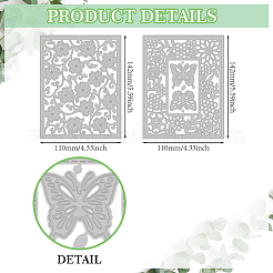 Flower Carbon Steel Cutting Dies Stencils&nbsp;DIY-WH0309-1830