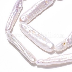 Natural Baroque Pearl Keshi Pearl Beads Strands&nbsp;PEAR-S010-30-02
