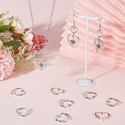 50Pcs Tibetan Style Alloy Open Back Bezel Connector Charms&nbsp;TIBE-SC0004-58